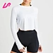 long sleeve crop top